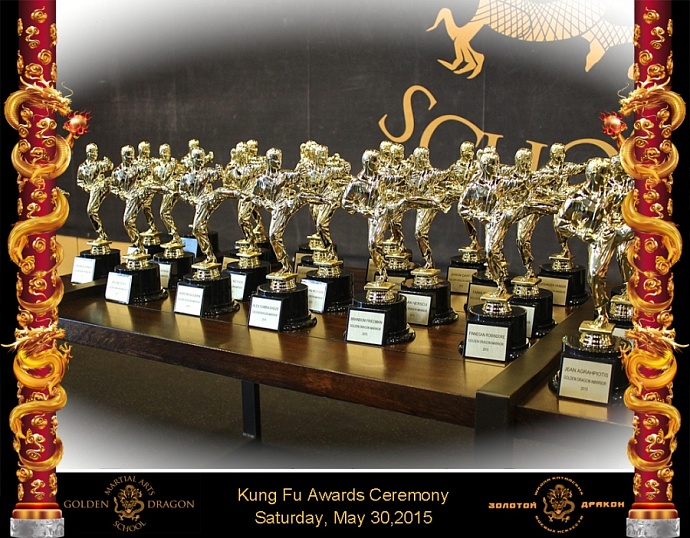 Golden Dragon's Kung Fu Award Ceremony (May, 18, 2015)
